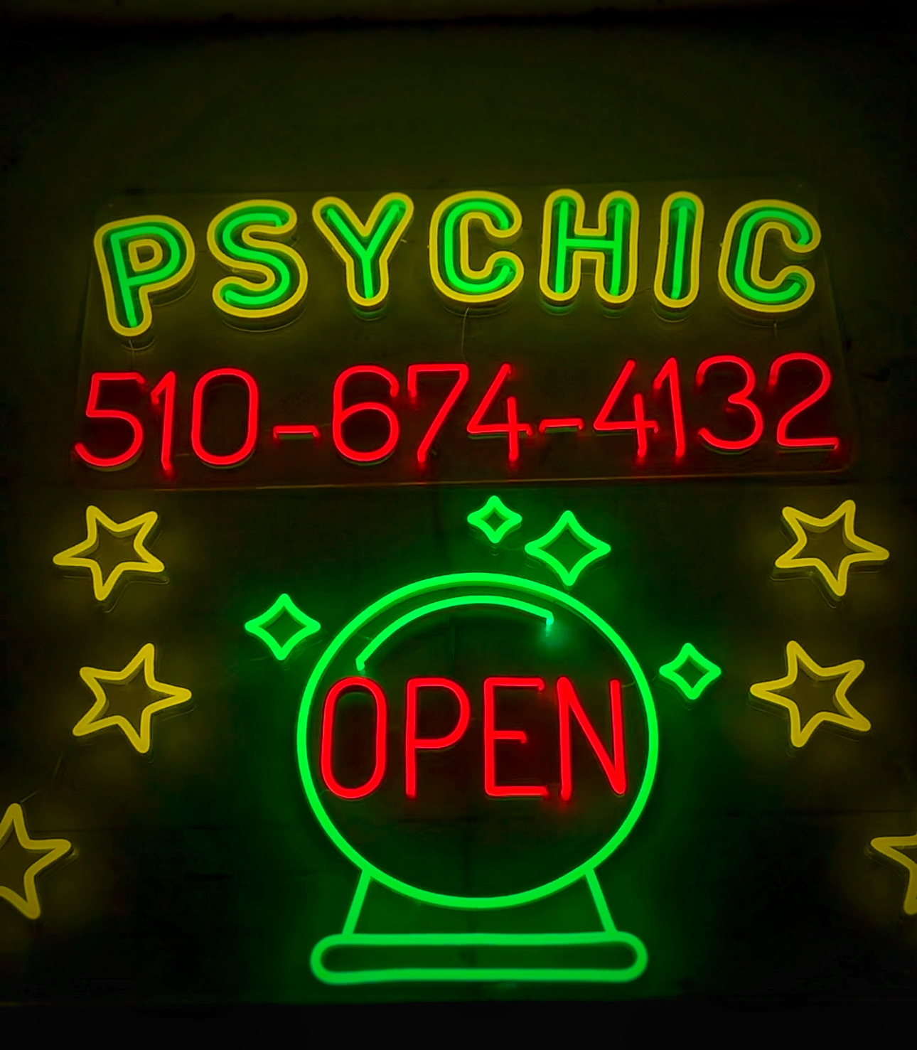 Psychic Neon LED Signs By Sam's Signs