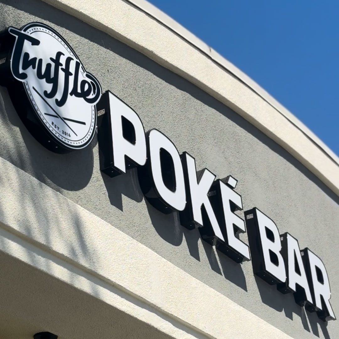 Poke Bar Channel Letters